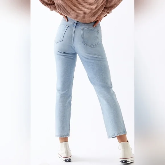 Pacsun Light Knee Panel High Waist Straight Jeans‎ - Picture 2 of 10